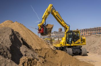 Komatsu PW160-11 hjulgraver