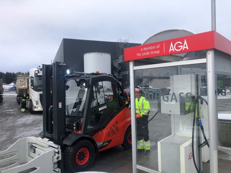 Norges første truck for biogass