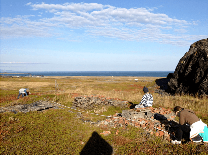 Oppmåling av leiren_Berlevåg
