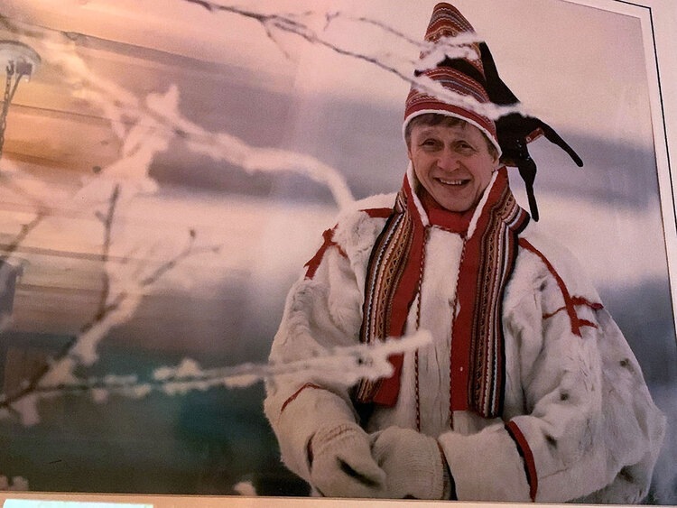 Bilde av et bilde av en samisk mann