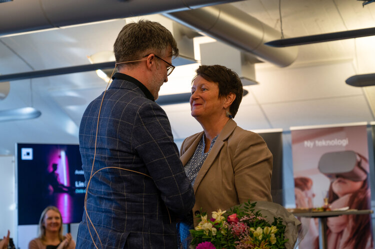 Bilder fra avslutningen til tidligere direktør for Kulturtanken, Lin Marie Holvik.
