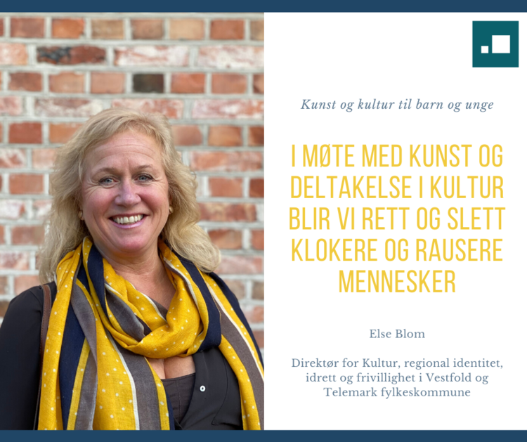 Else Blom med sitat