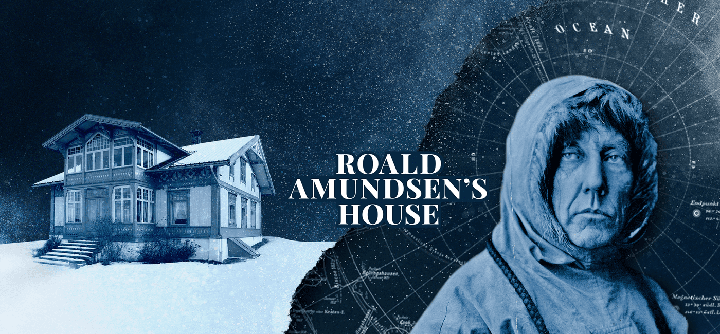 Nå kan du bli med hjem til Roald Amundsen!
