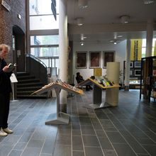 Poet Atle Håland i Lillehammer bibliotek
