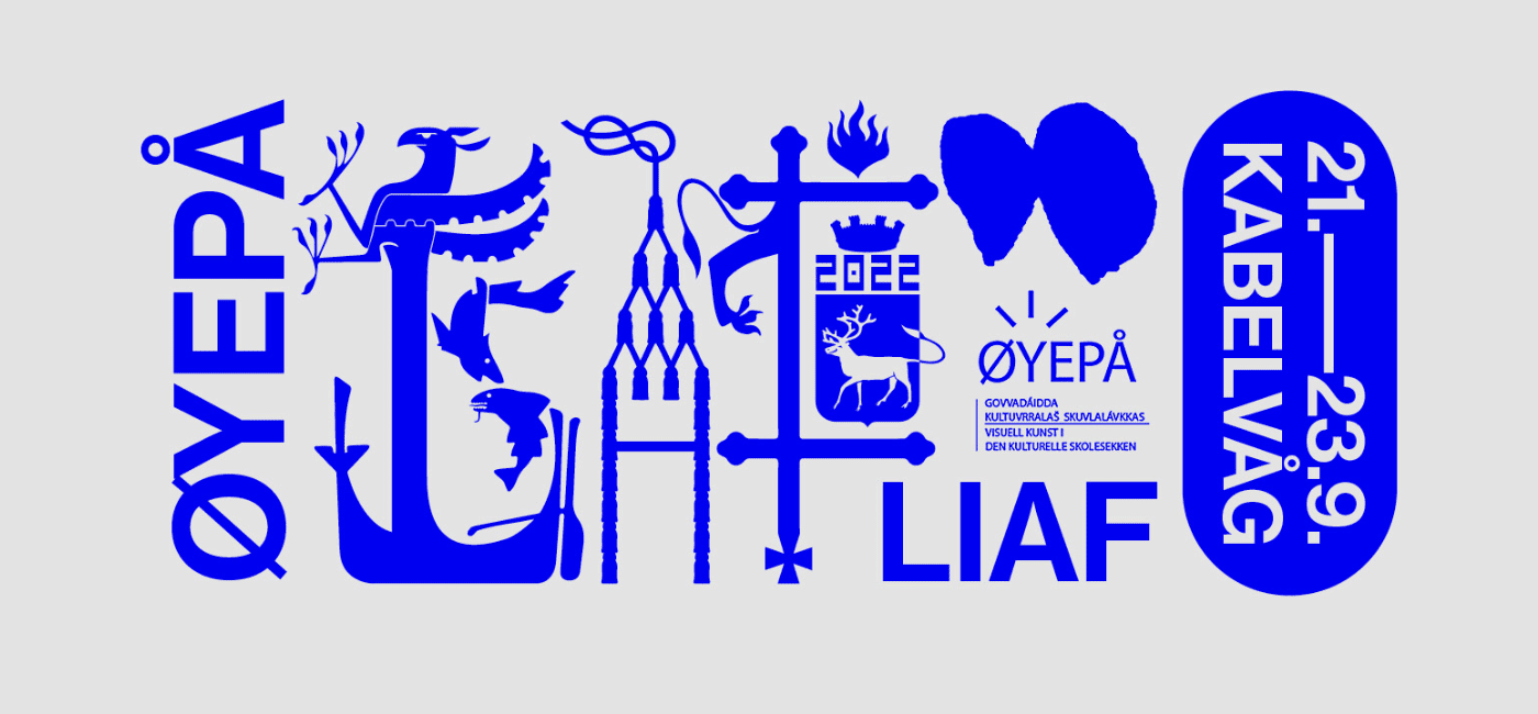 Grafisk banner for Øyepå Liaf