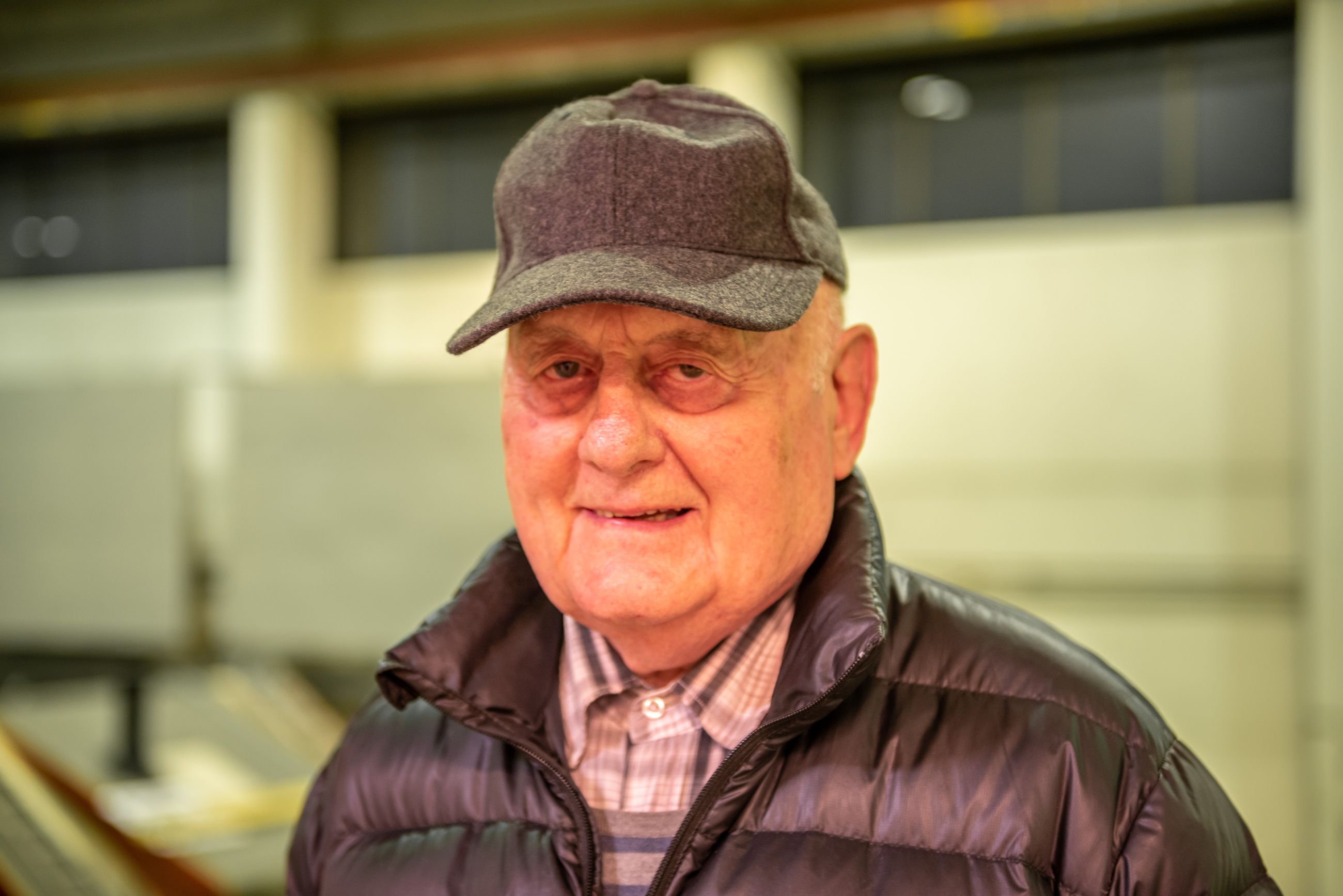 Her ser du det 88-årige medlemmet Arne Talsæte.