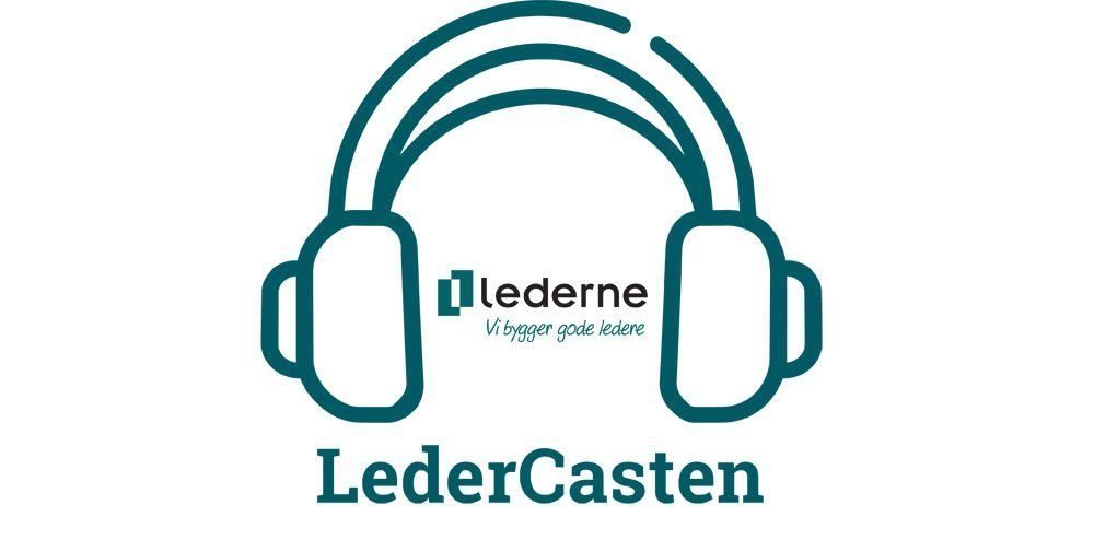 Logobilde av et headset med LederCasten skrevet under. Til sak om kriseledelse