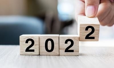 kalender som viser 2022 som illustrerer hva ledere vil gjøre i det nye året
