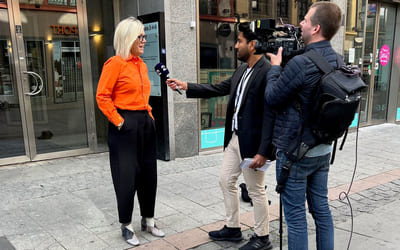 Helle intervjues av TV2