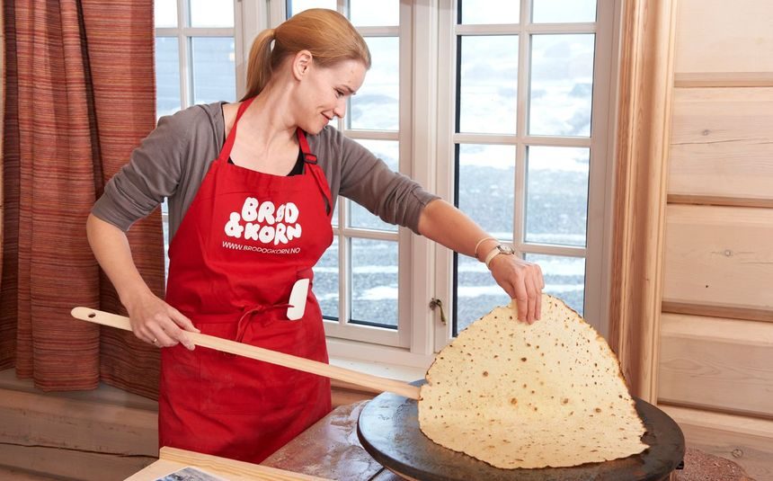 Steking av lefse