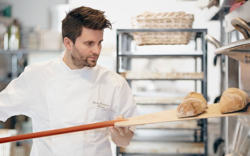 Rune Kristian Elnan på Bruborg bakeri