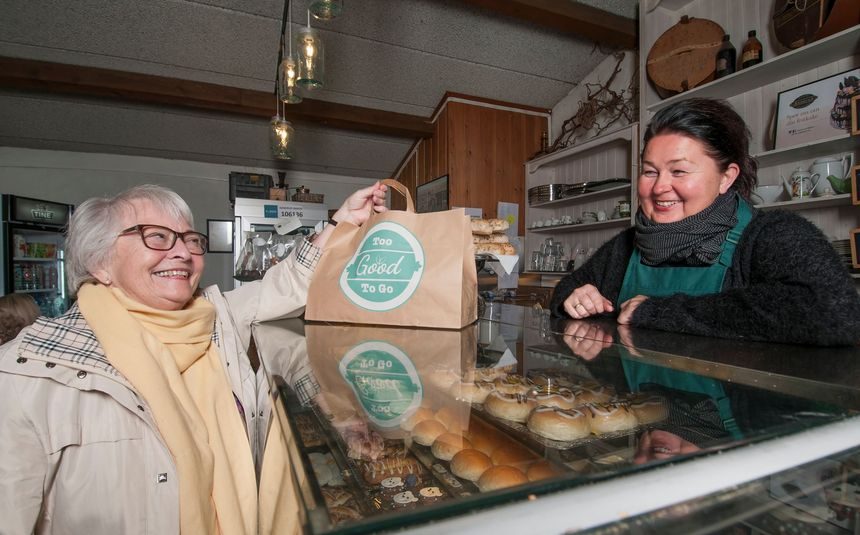 Aanerud bakeri er en av bedriftene som bruker tjenesten too good to go