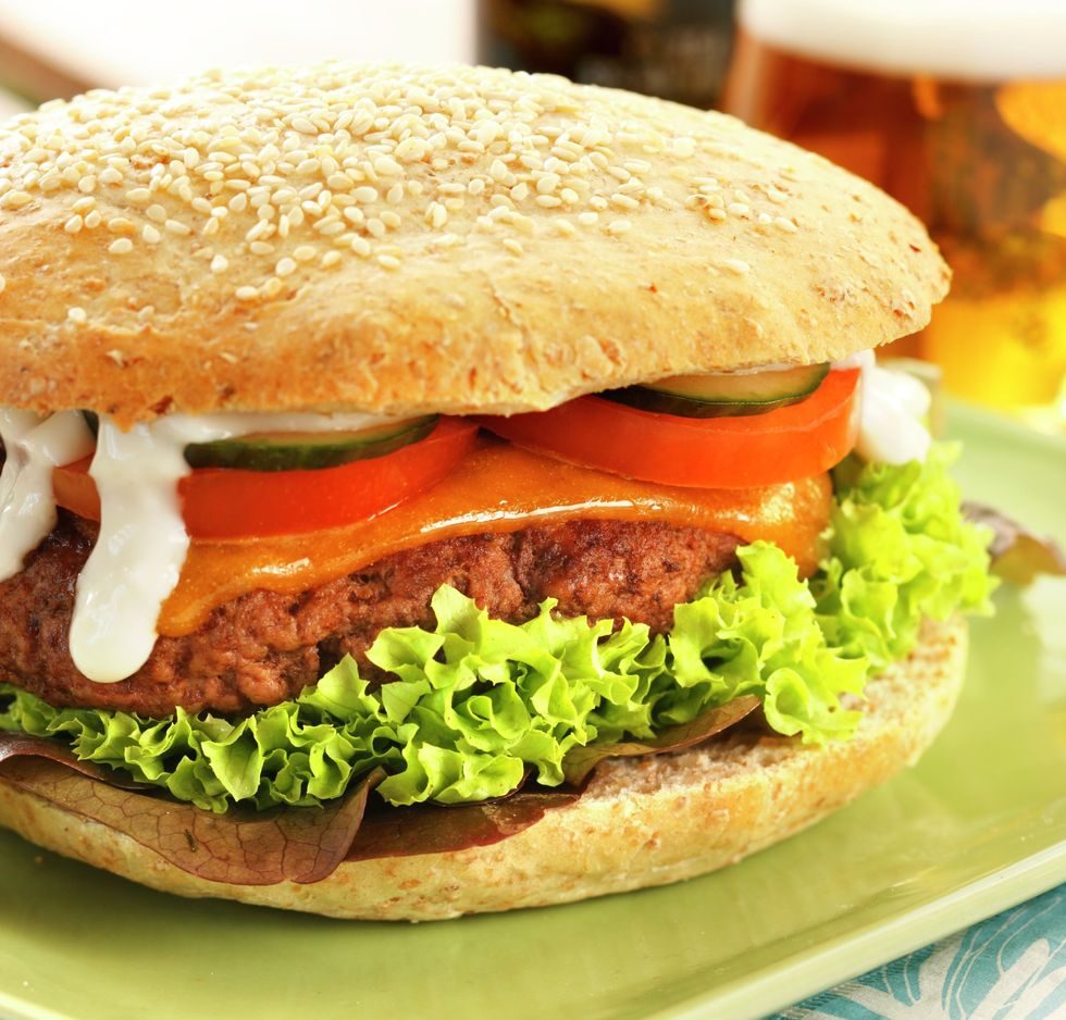 Hamburger til amerikansk barbecue