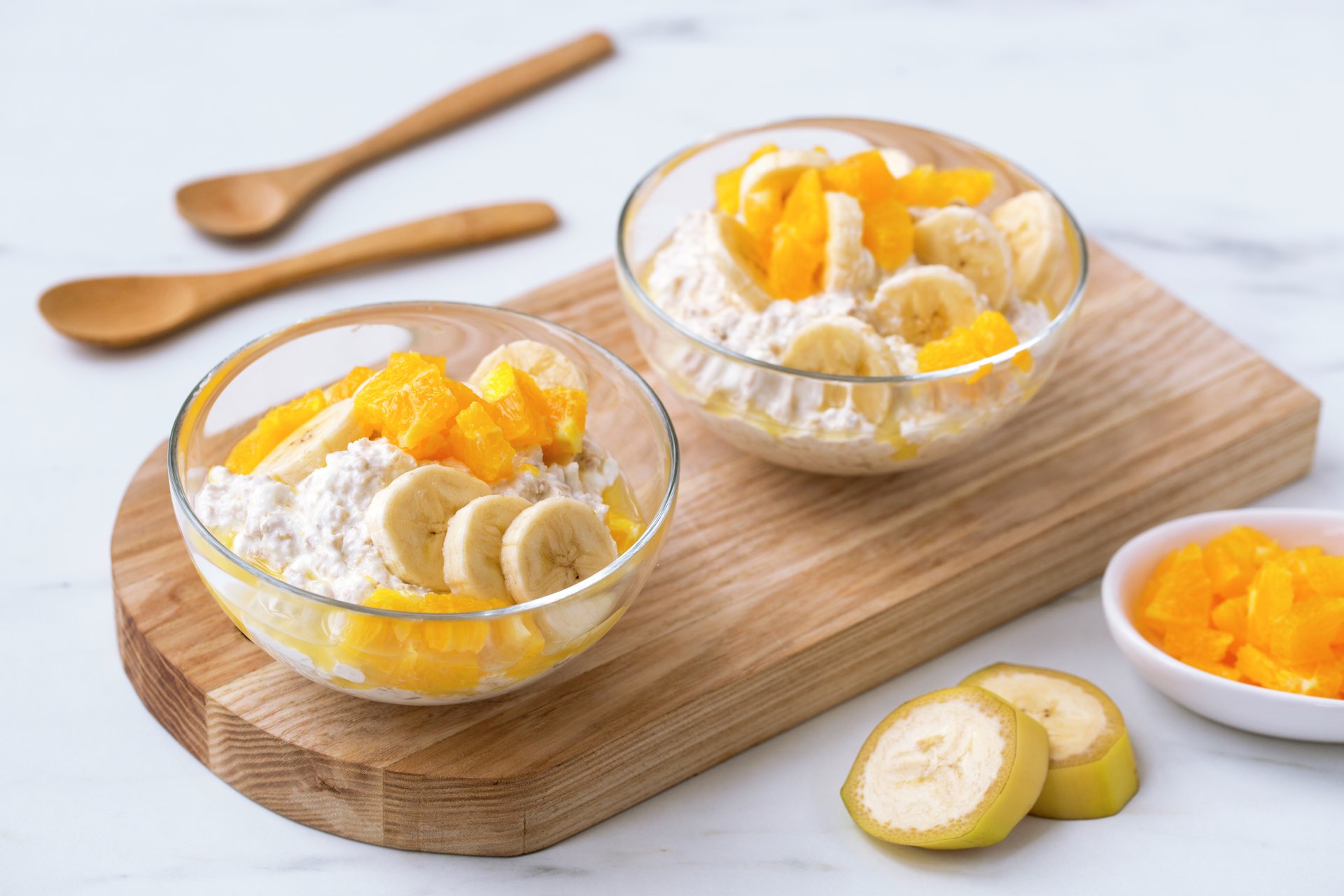 Kjøleskapsgrøt med cottage cheese og havre