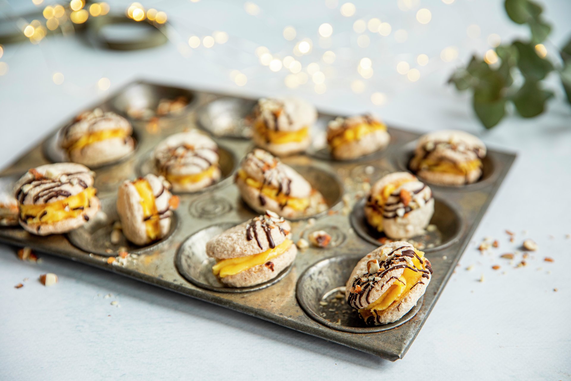 Glutenfrie julekaker: Gule bomber