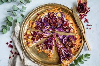 Pizza til jul: Pizza med pinnekjøtt