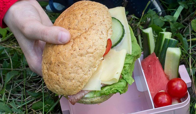 Frukt og grønt hører med i sunne matpakker.