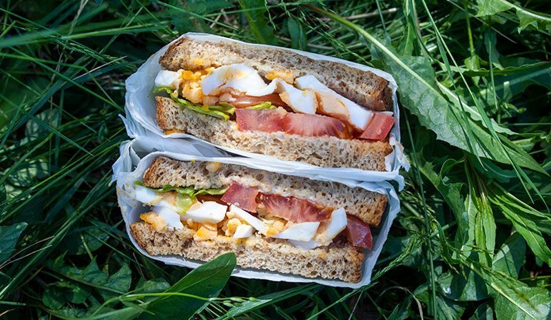 Egg i matpakken gjør den ekstra sunn.