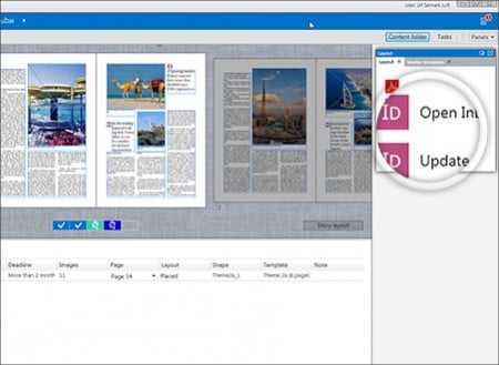 Advanced integration with Adobe InDesign