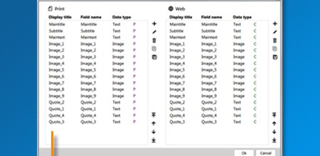 Rapid print to web publishing
