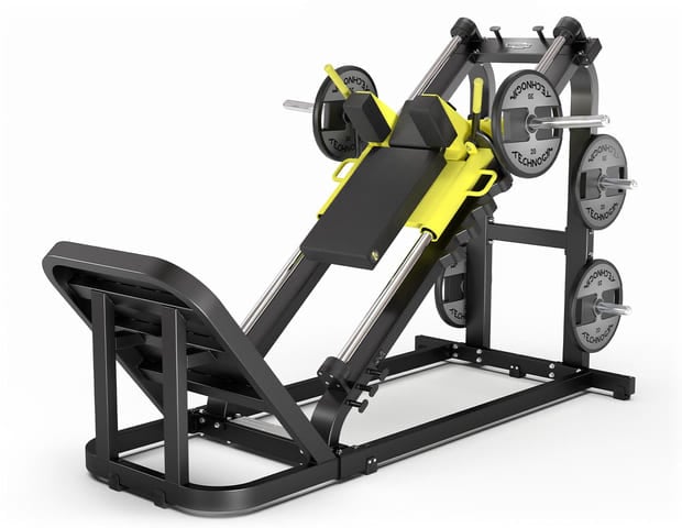 Pure hack squat rumpe og lår trening