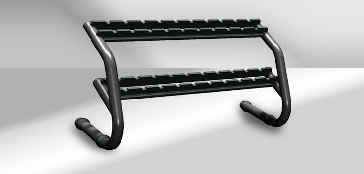 Element+ Chrome Dumbbell Rack