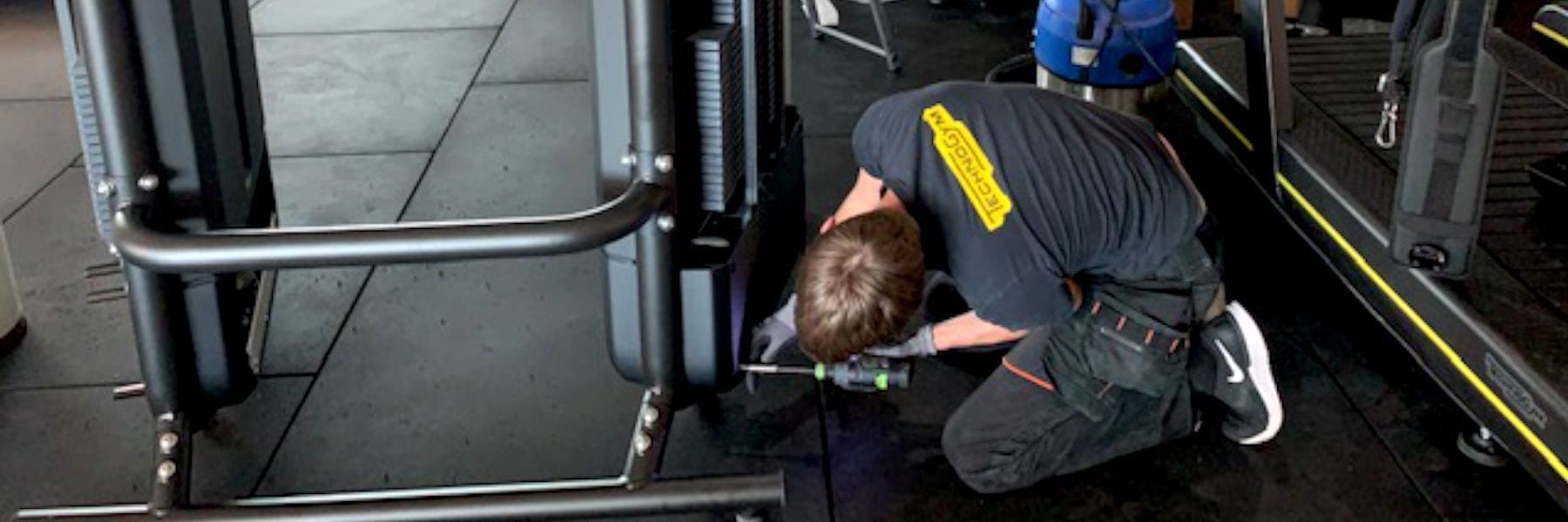 Underhåll av träningsutrustning från Technogym