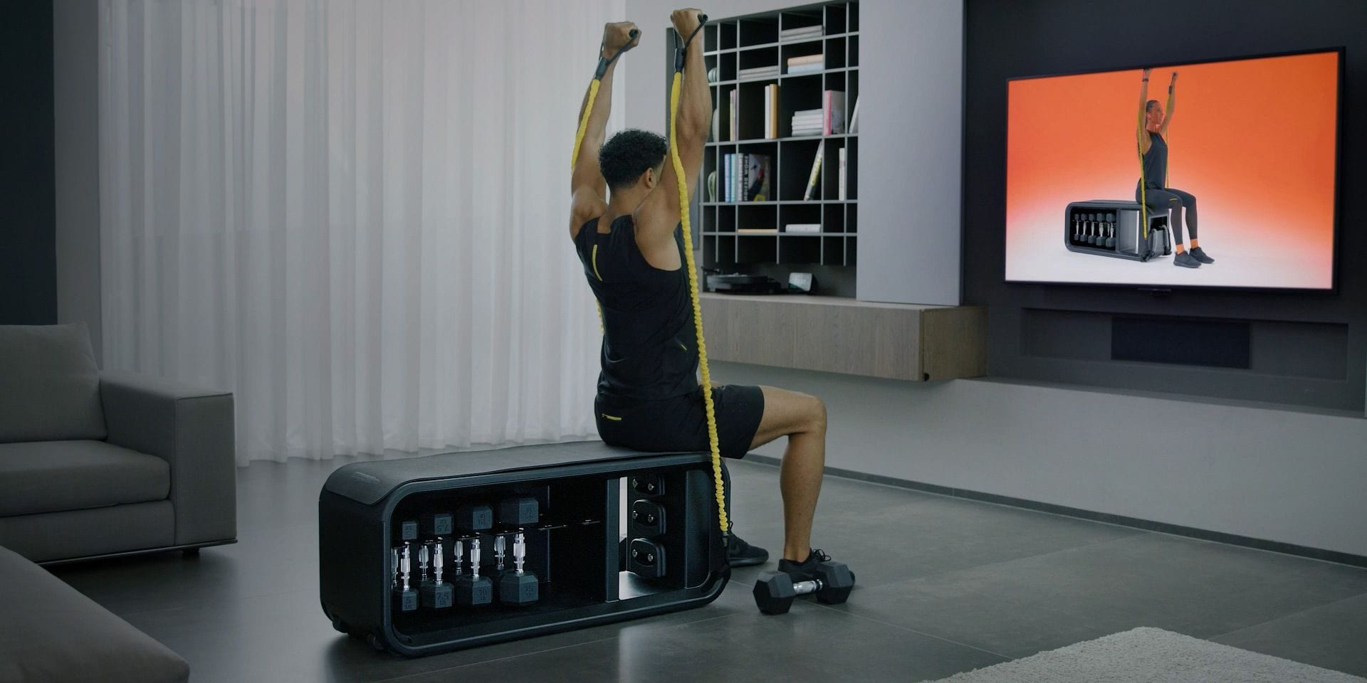 Komplett och kompakt funktionell träningsstation – Technogym Bench