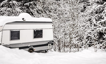 Hvor mye snø tåler en campingvogn?