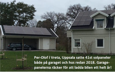 Grön ROT för solpaneler och elbilsladdning populärt!